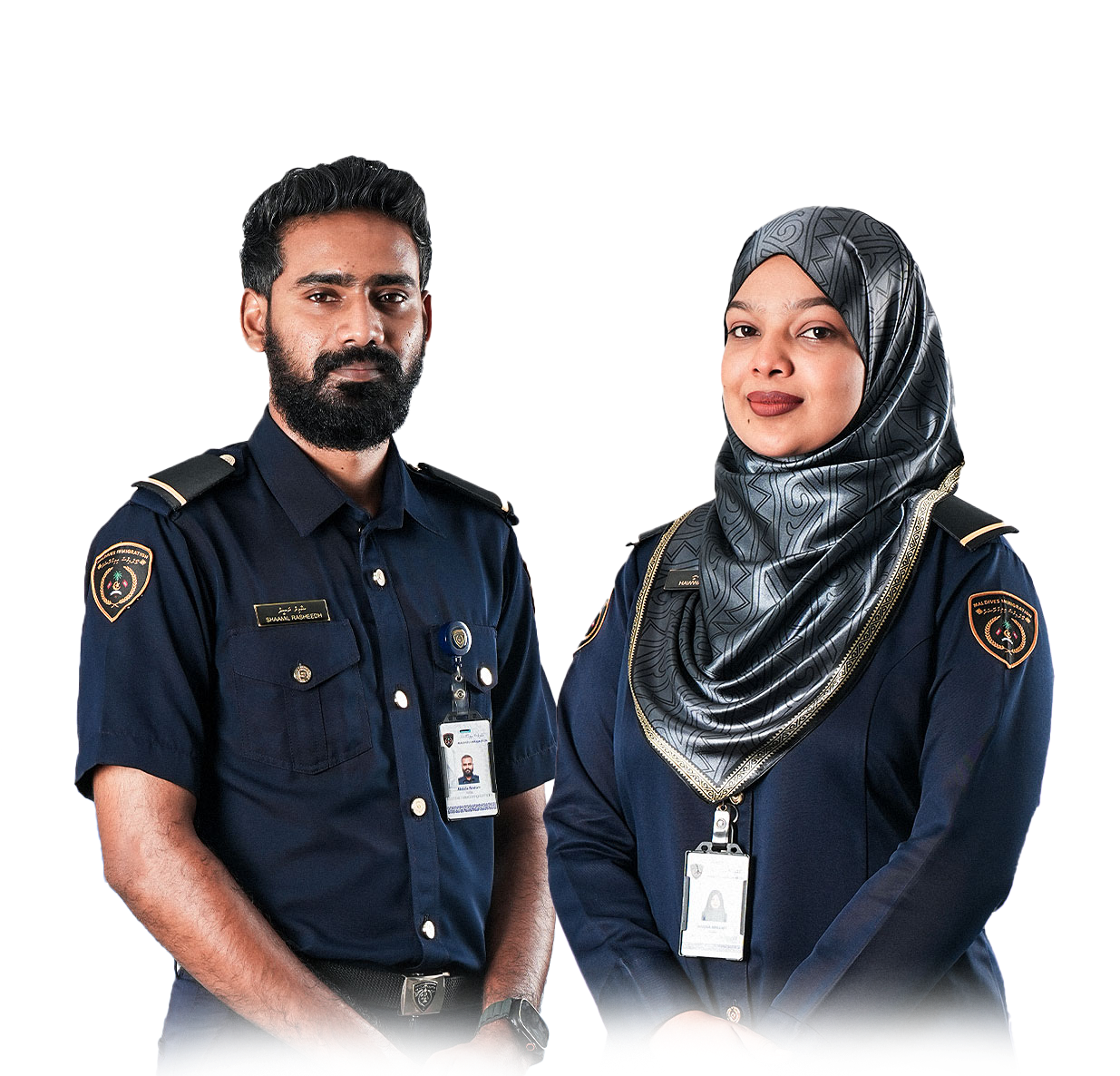Maldives Immigration officers